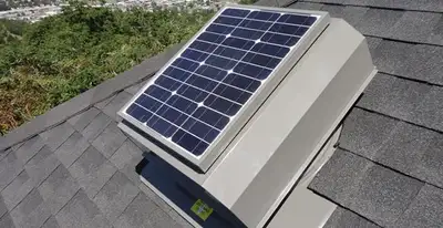 attic fan installation services with energy-efficient roof-mounted ventilation system in Reno, NV