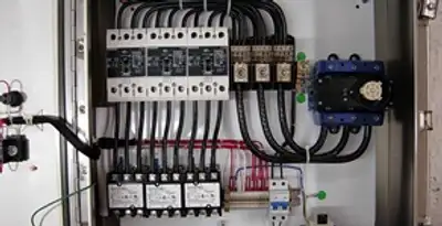 Electrical panel installation with organized circuit breakers and wiring in Reno, NV