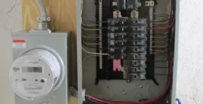 electrical panel upgrade service showing outdated electrical panel prepared for professional replacement in Reno, NV
