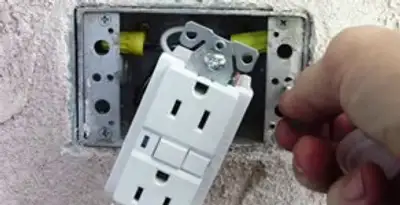gfci circuits service showing installation of a ground fault circuit interrupter outlet by licensed electricians in Reno, NV