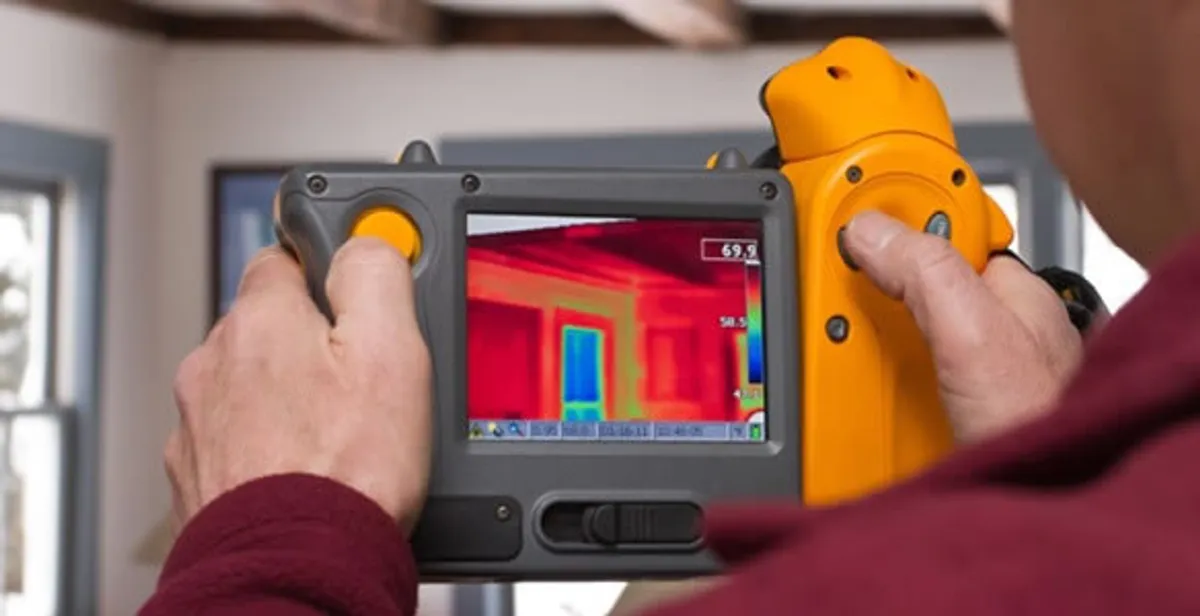 home energy audit service capturing thermal readings to analyze insulation and electrical efficiency in Reno, NV