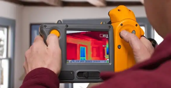 home energy audit service capturing thermal readings to analyze insulation and electrical efficiency in Reno, NV
