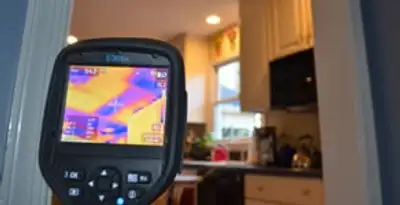 home energy audit service using thermal imaging to evaluate electrical efficiency inside a home in Reno, NV