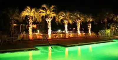 landscape lighting installation services illuminating outdoor recreational areas in Reno, NV