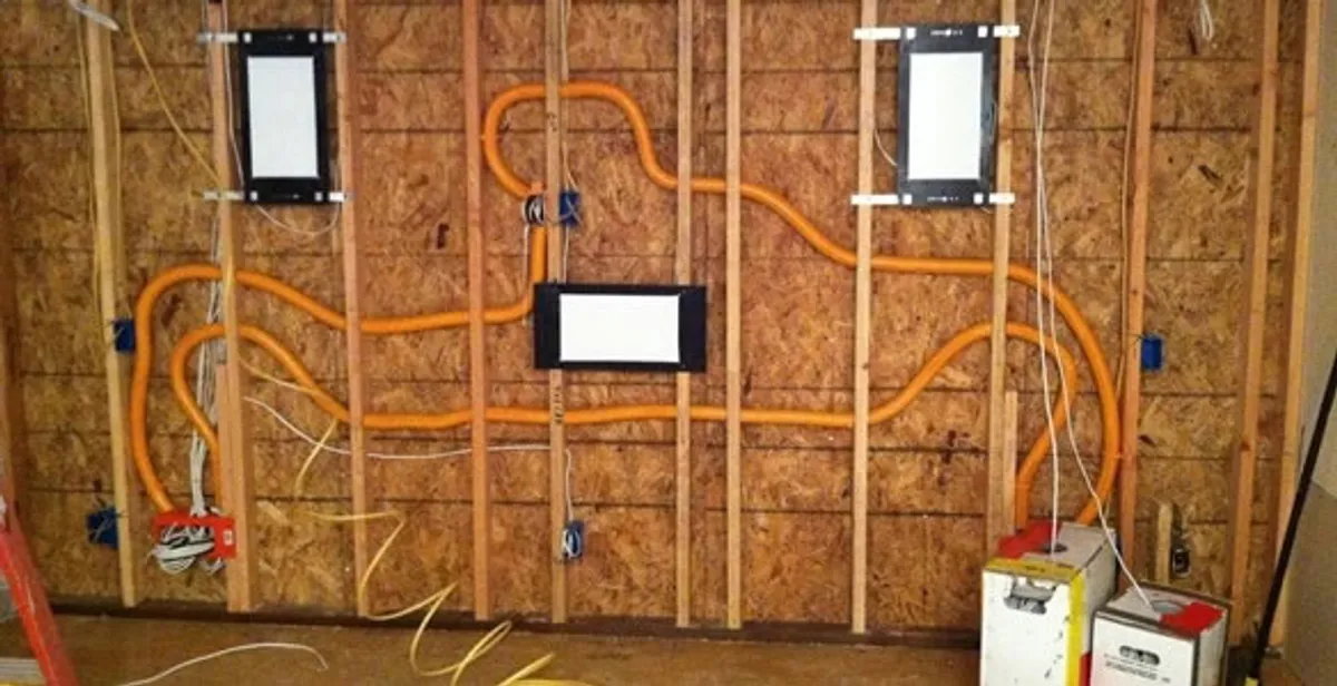 new construction wiring project displaying complete electrical system layout installed by professionals in Reno, NV