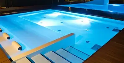 pool light installation and repair services providing modern illuminated pool lighting in Reno, NV