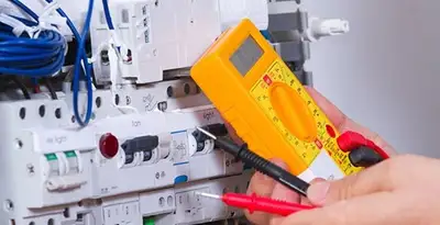 Residential electrician testing home electrical panel for safety and performance in Reno, NV