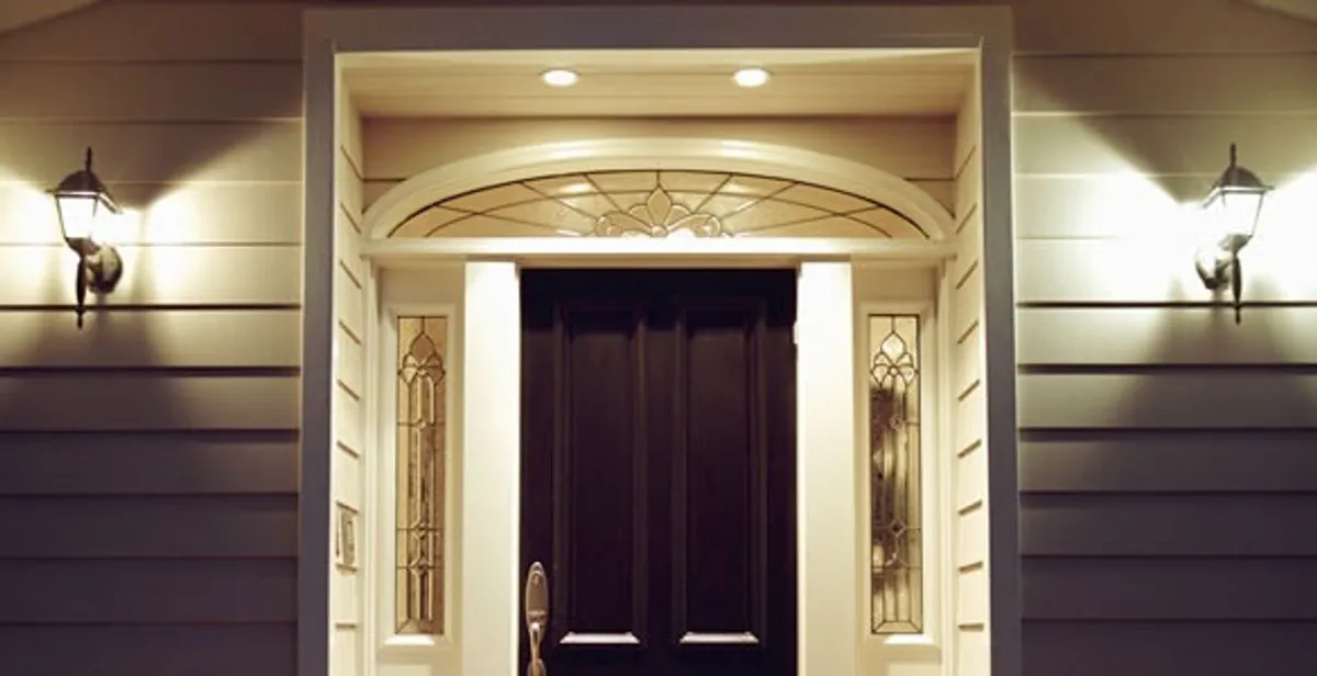 security light installation services with professionally installed entryway lighting in Reno, NV