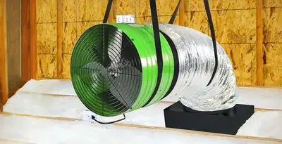 whole house fan installation services with professionally mounted ventilation fan system in Reno, NV